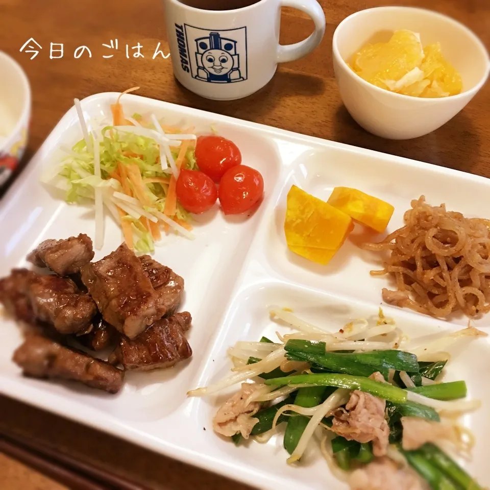 Snapdishの料理写真:ひと口ステーキ|teritamagoさん