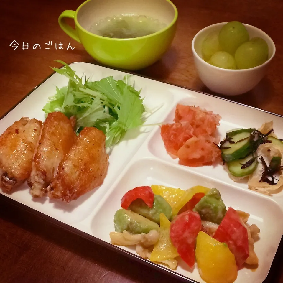 Snapdishの料理写真:手羽先唐揚げ|teritamagoさん