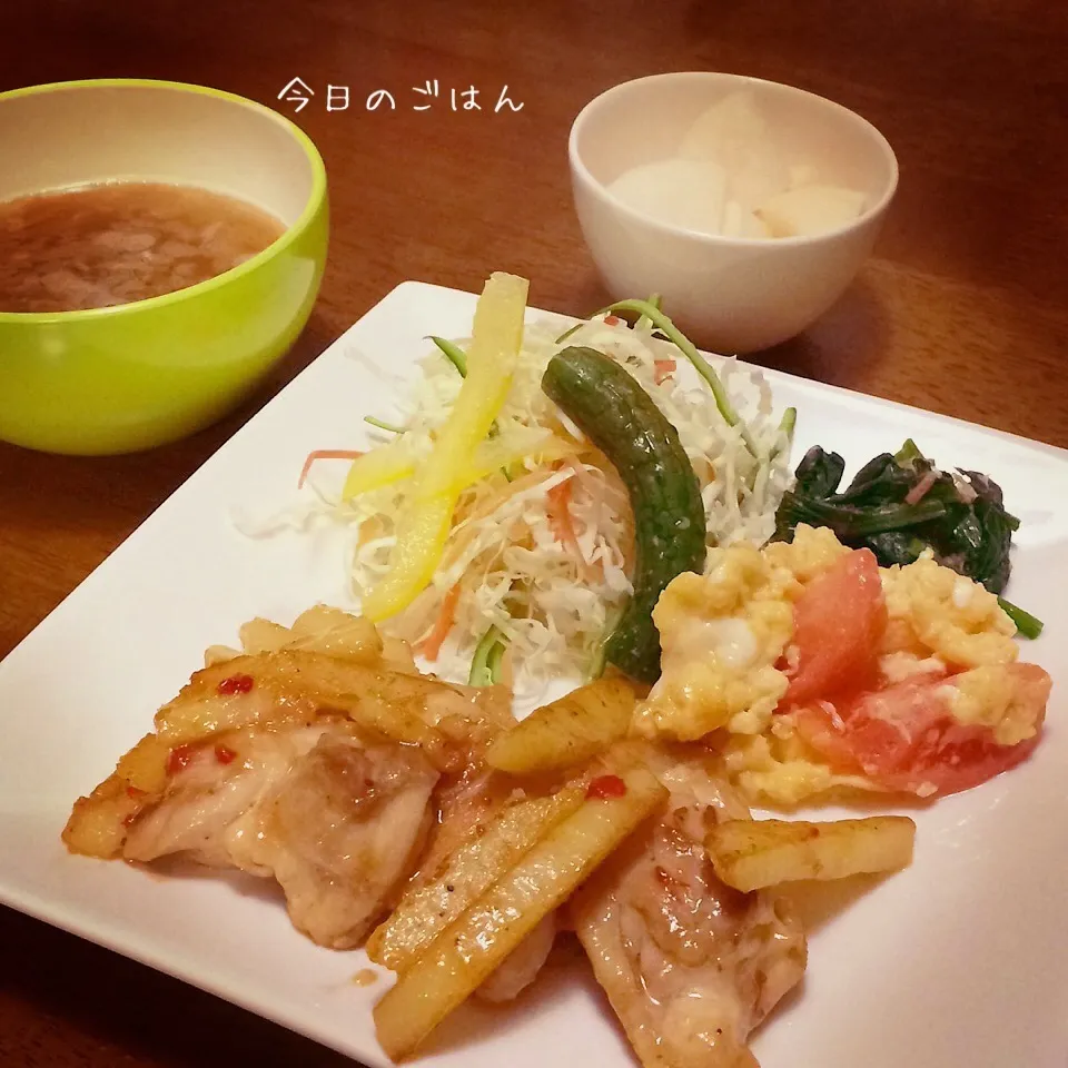 Snapdishの料理写真:ガーリック炒め|teritamagoさん