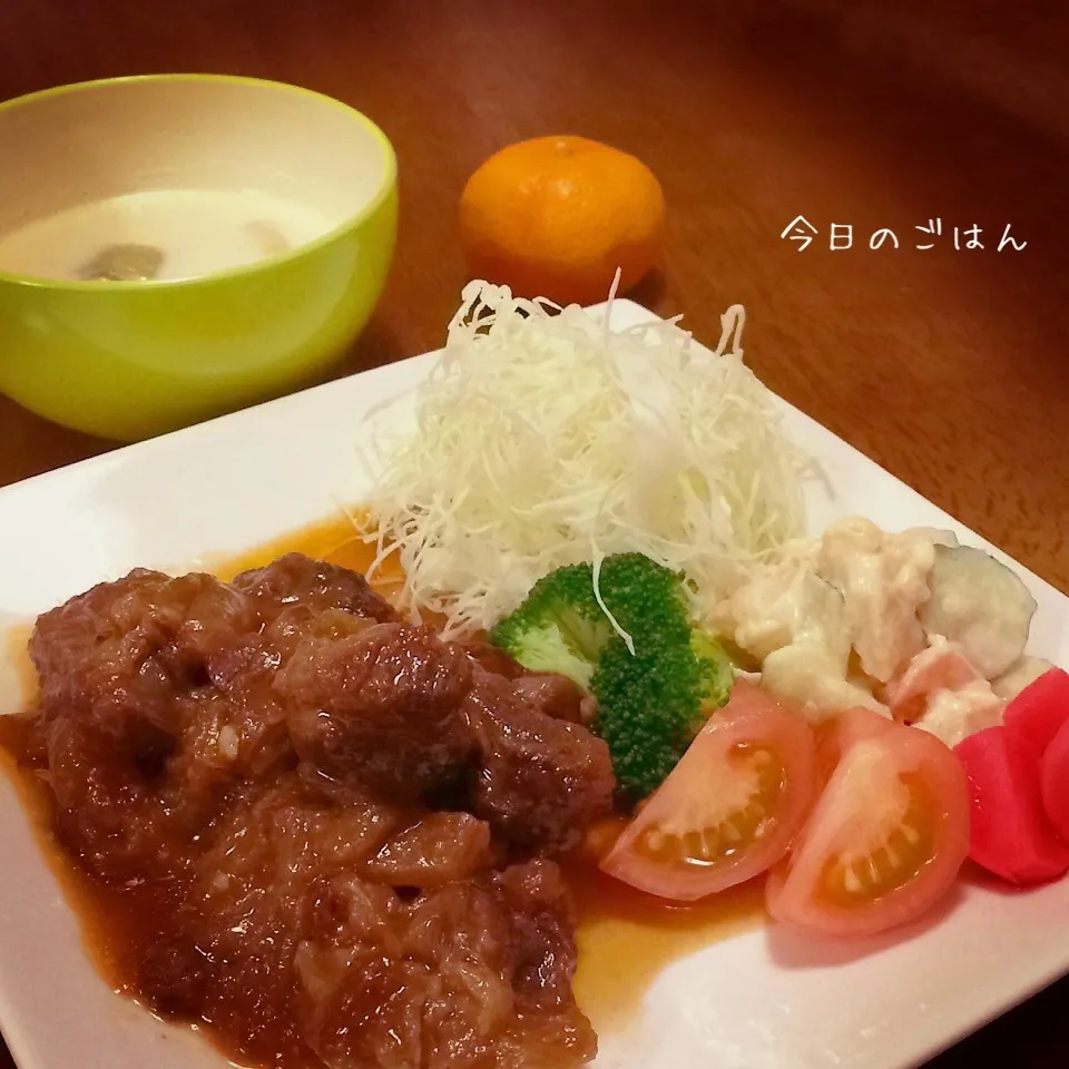 牛すね肉の甘辛煮|teritamagoさん