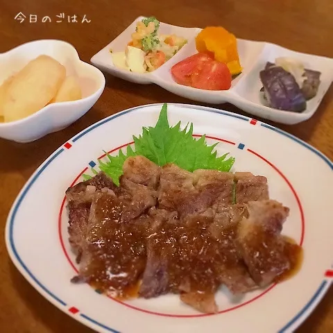 Snapdishの料理写真:ステーキ|teritamagoさん