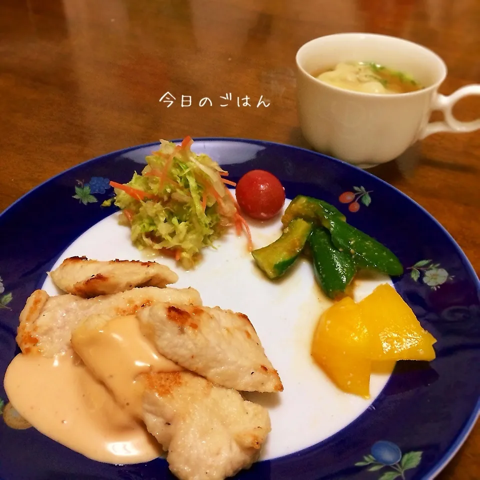 しっとり 鶏むね肉焼き|teritamagoさん