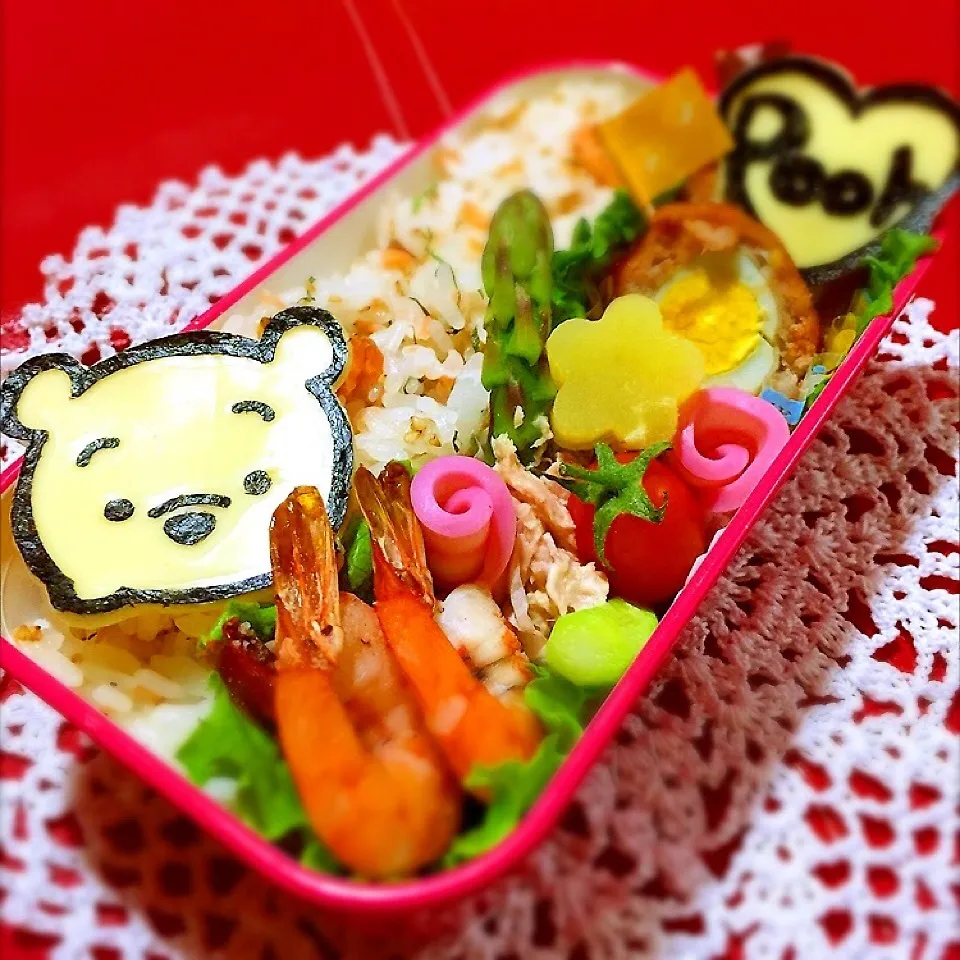 ツムツムプーさんお弁当♪|くぅ*さん