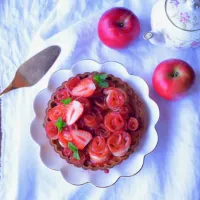 アップルローズタルト