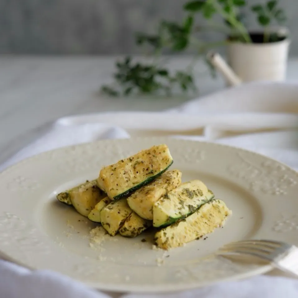 切って焼くだけ ズッキーニのバルメザンチーズロースト|葉月さん