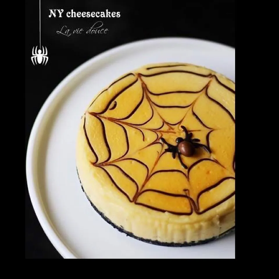 Snapdishの料理写真:ニューヨークチーズケーキハロウィンバージョン|4nabecoさん