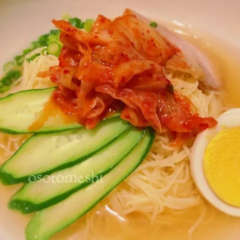 デニーズのパスタで冷麺|えっちゃんさん