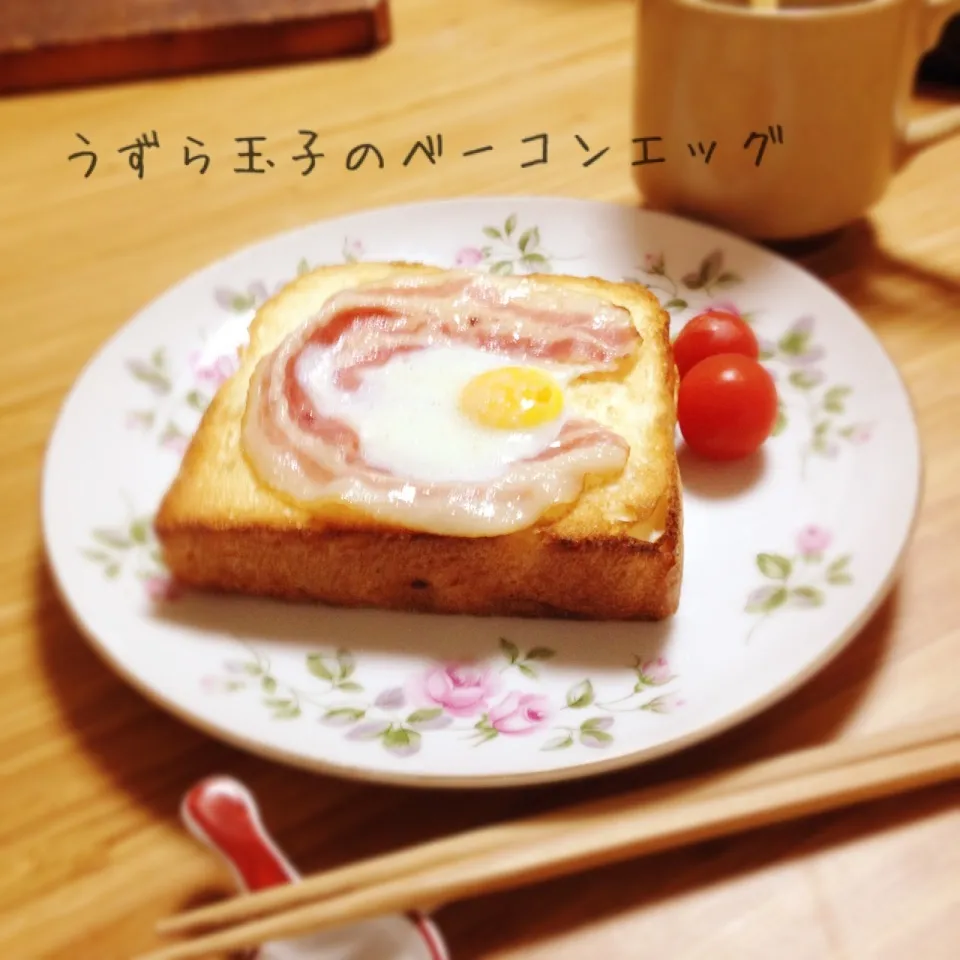 Snapdishの料理写真:🥚うずら玉子のベーコンエッグ🥓|mogyumogyuさん