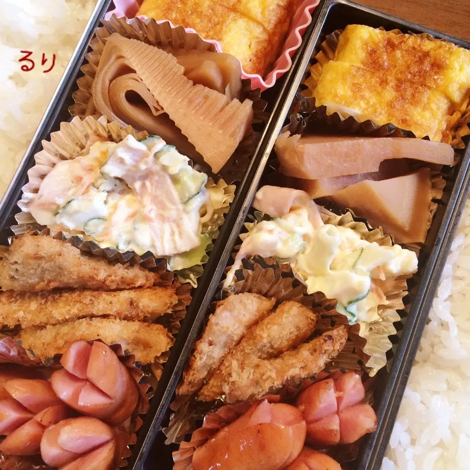 4/13のお弁当|るりさん