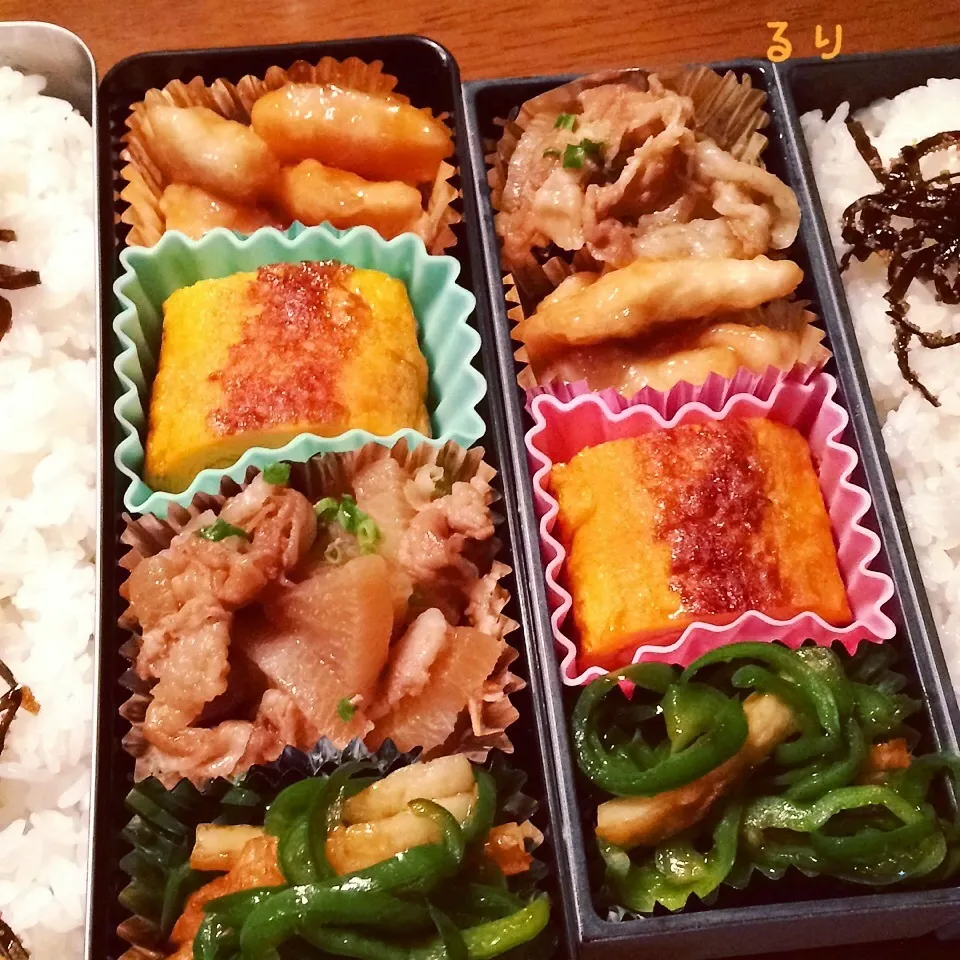 Snapdishの料理写真:今日のお弁当|るりさん