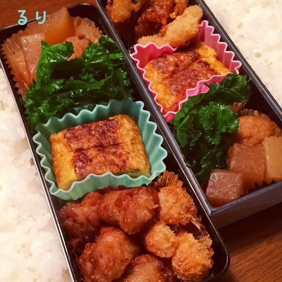 Snapdishの料理写真:今日のお弁当|るりさん