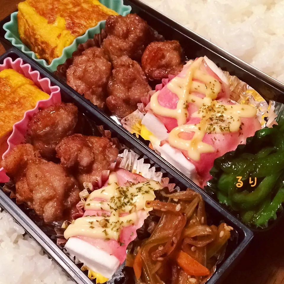 Snapdishの料理写真:今日のお弁当|るりさん