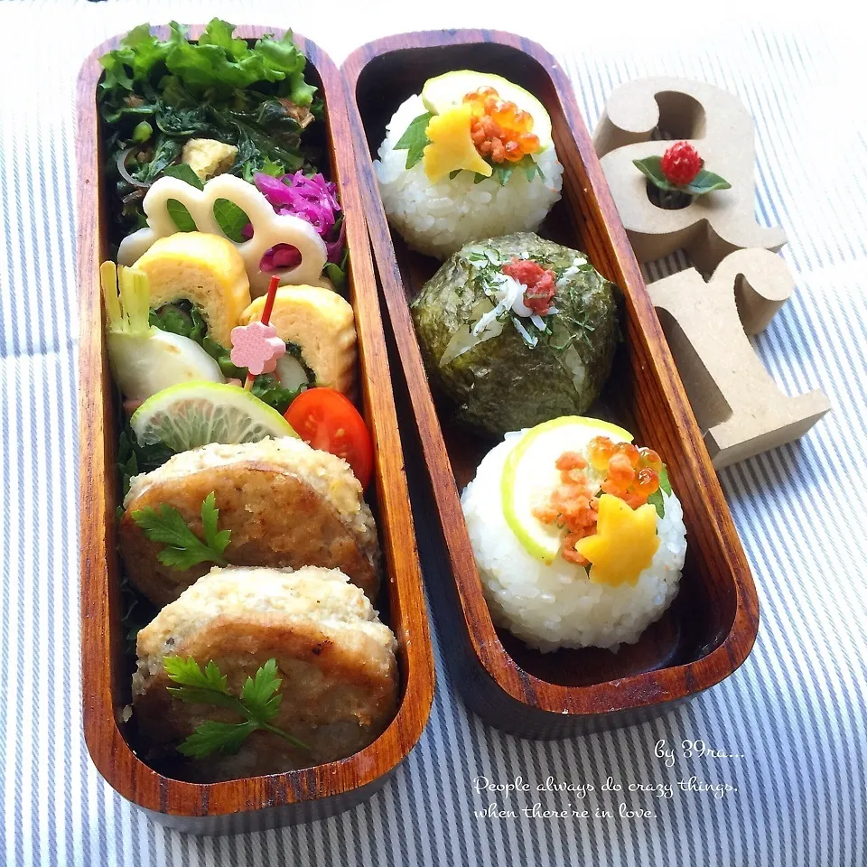 Snapdishの料理写真:れんこんはさみ揚げのお弁当|さくらさん