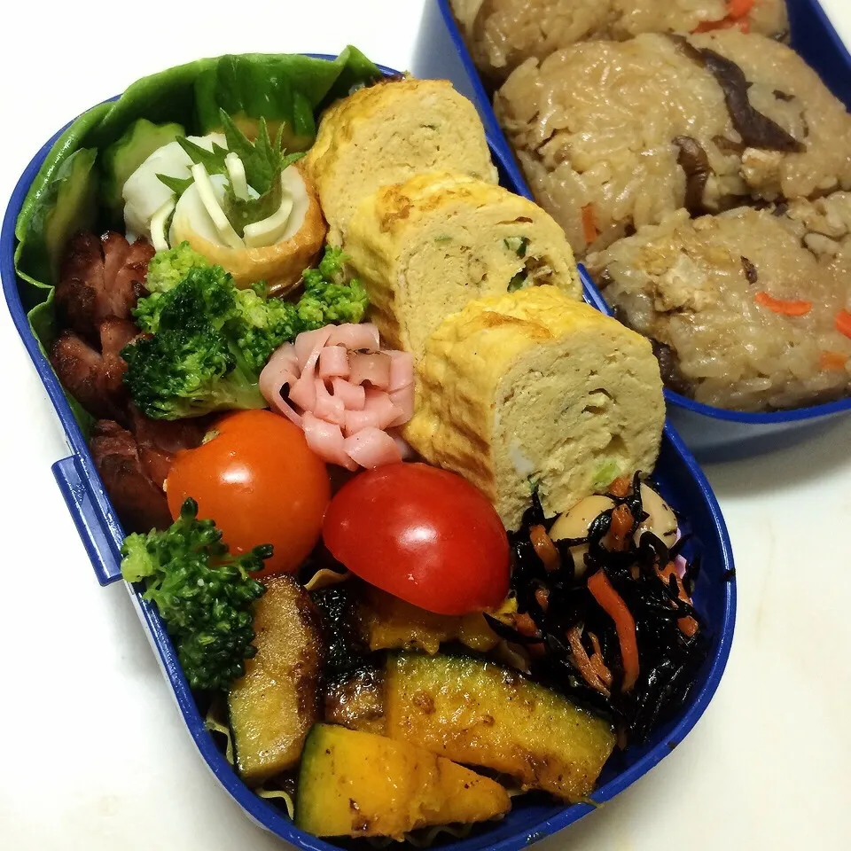 Snapdishの料理写真:たきこみごはんのお弁当|さくらさん