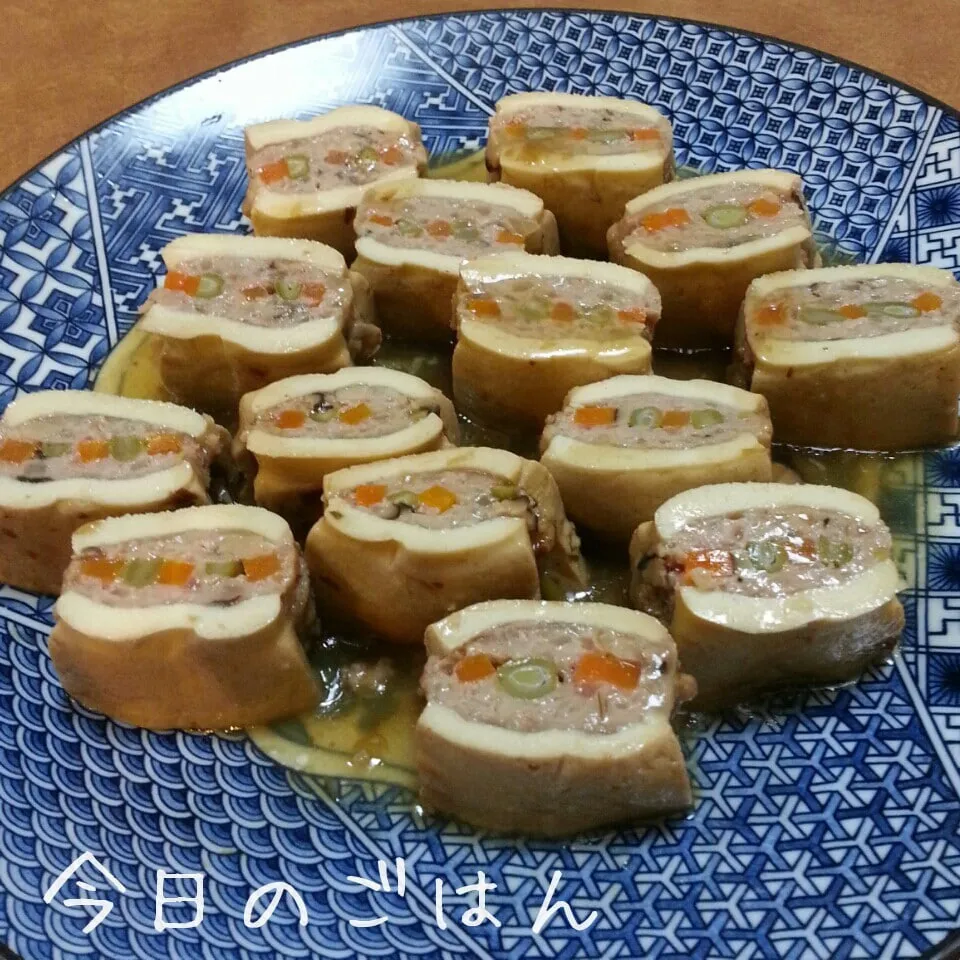 高野豆腐の肉はさみ煮♪|Harumi  Otaさん