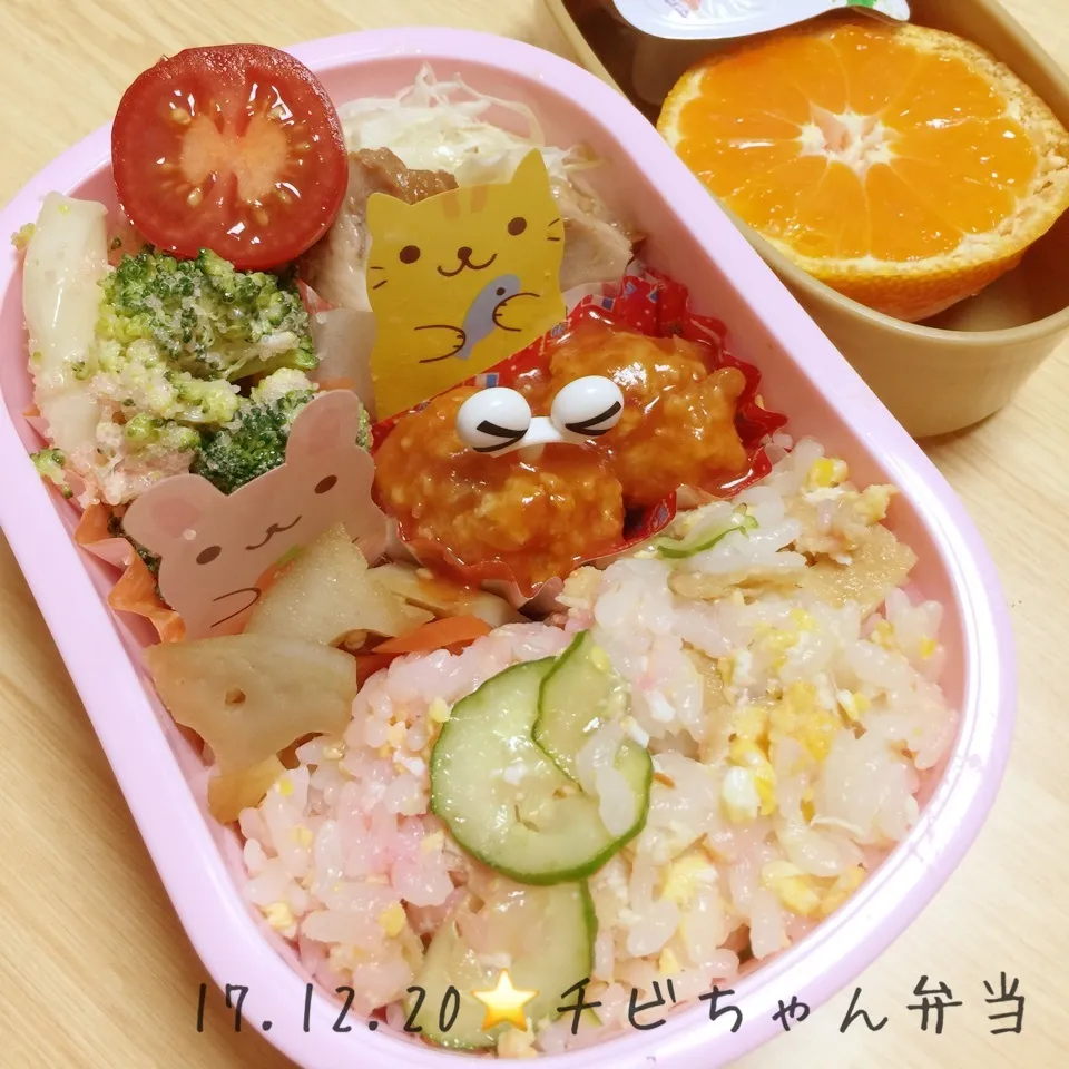 学童でお弁当♪12/20|ニャオさん