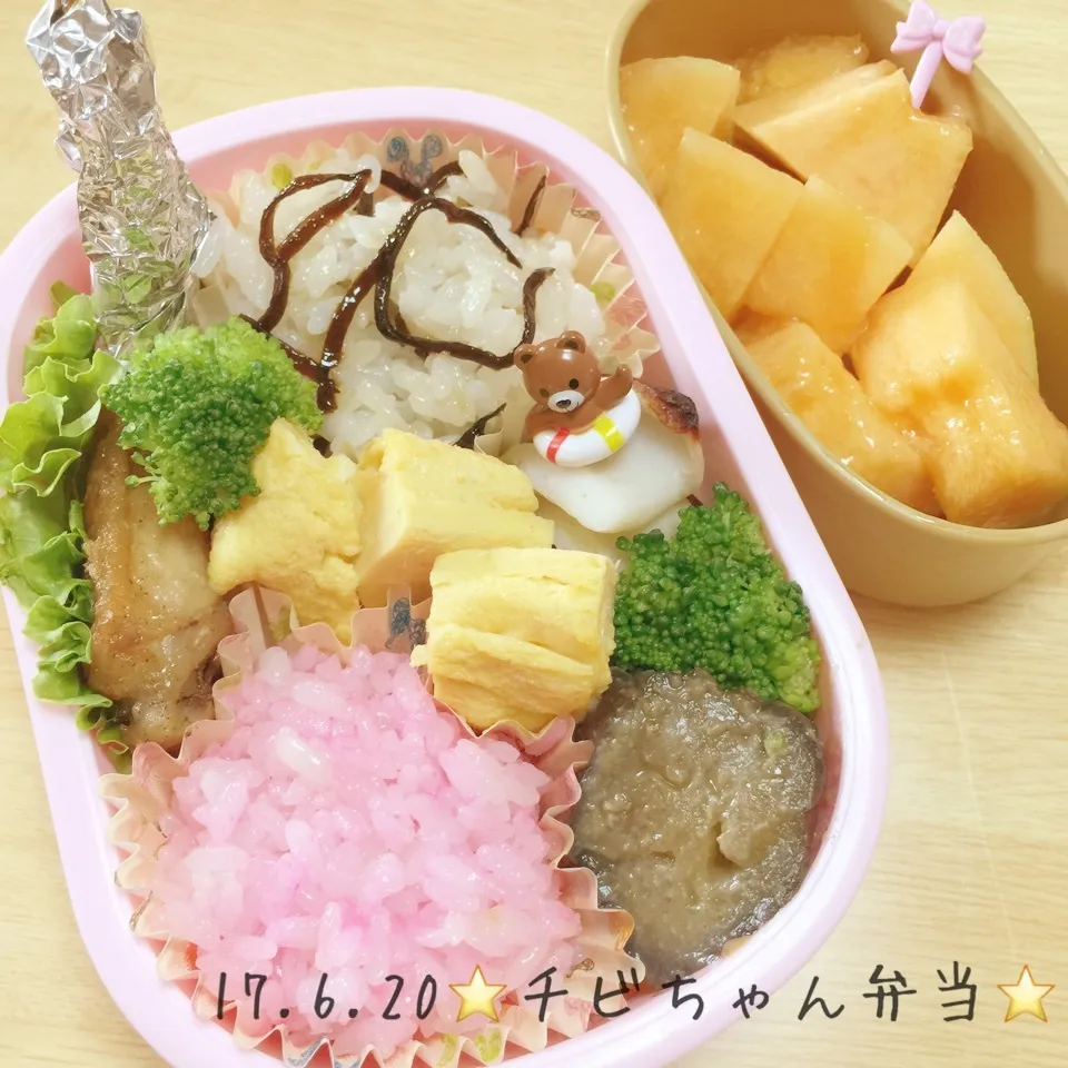 Snapdishの料理写真:学校でお弁当♪|ニャオさん