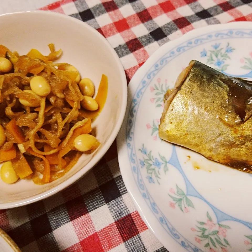 今日は和食！鯖の煮付けと切り干し大根☆|Liyさん