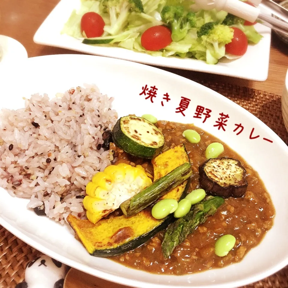 Snapdishの料理写真:焼き夏野菜カレー|歌姫さん