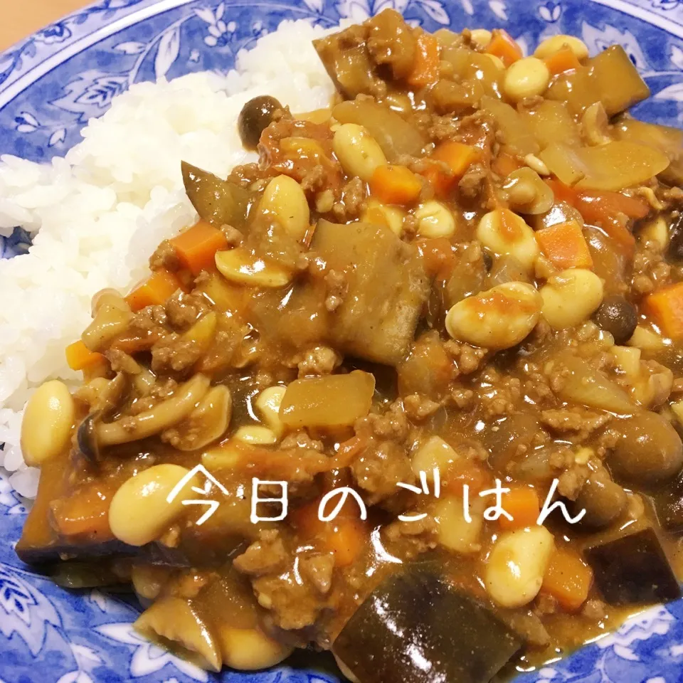 お野菜たっぷり、キーマカレー風|sapponさん