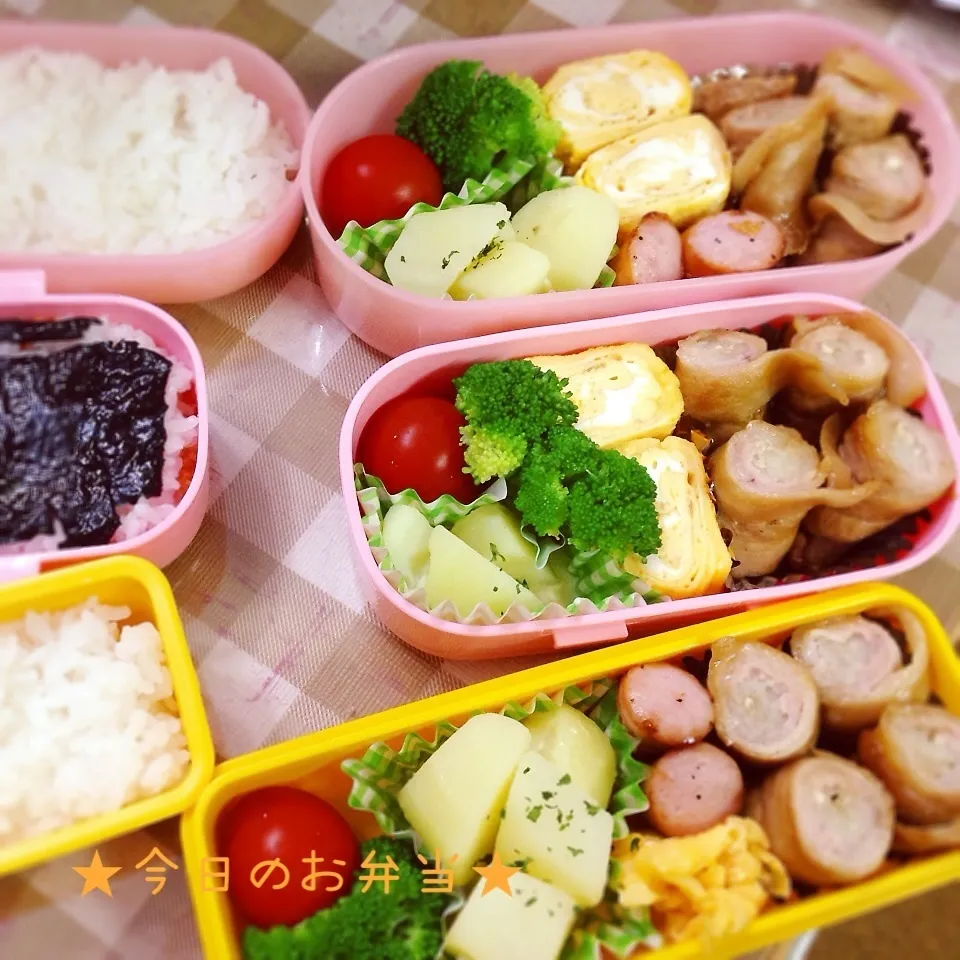 夏休み学童弁当:*:・(￣∀￣)・:*:|sapponさん