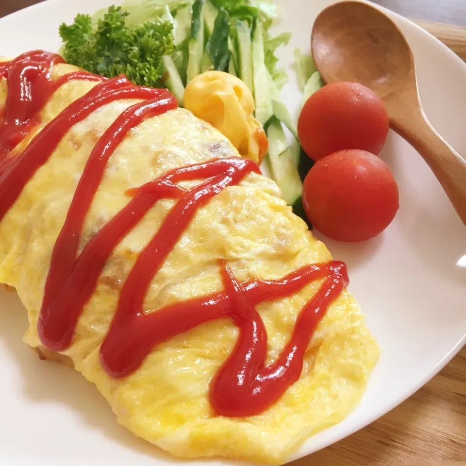 夏休み☆オムライスランチ|トトさん