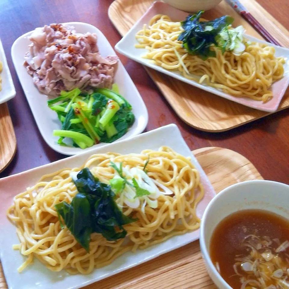 Snapdishの料理写真:具だくさん☆つけ麺ラーメンでランチ|トトさん