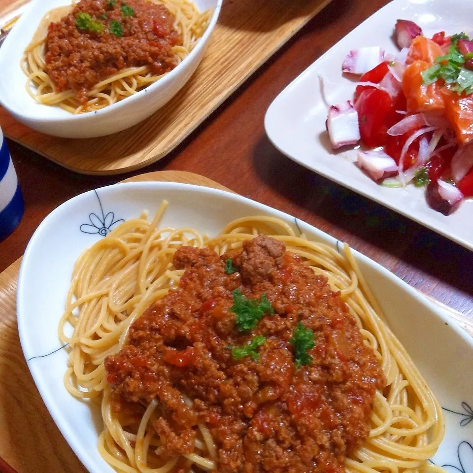 ふわっとミートソース☆全粒粉パスタ|トトさん