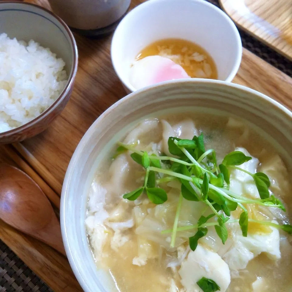 簡単！餃子スープ☆ランチ|トトさん