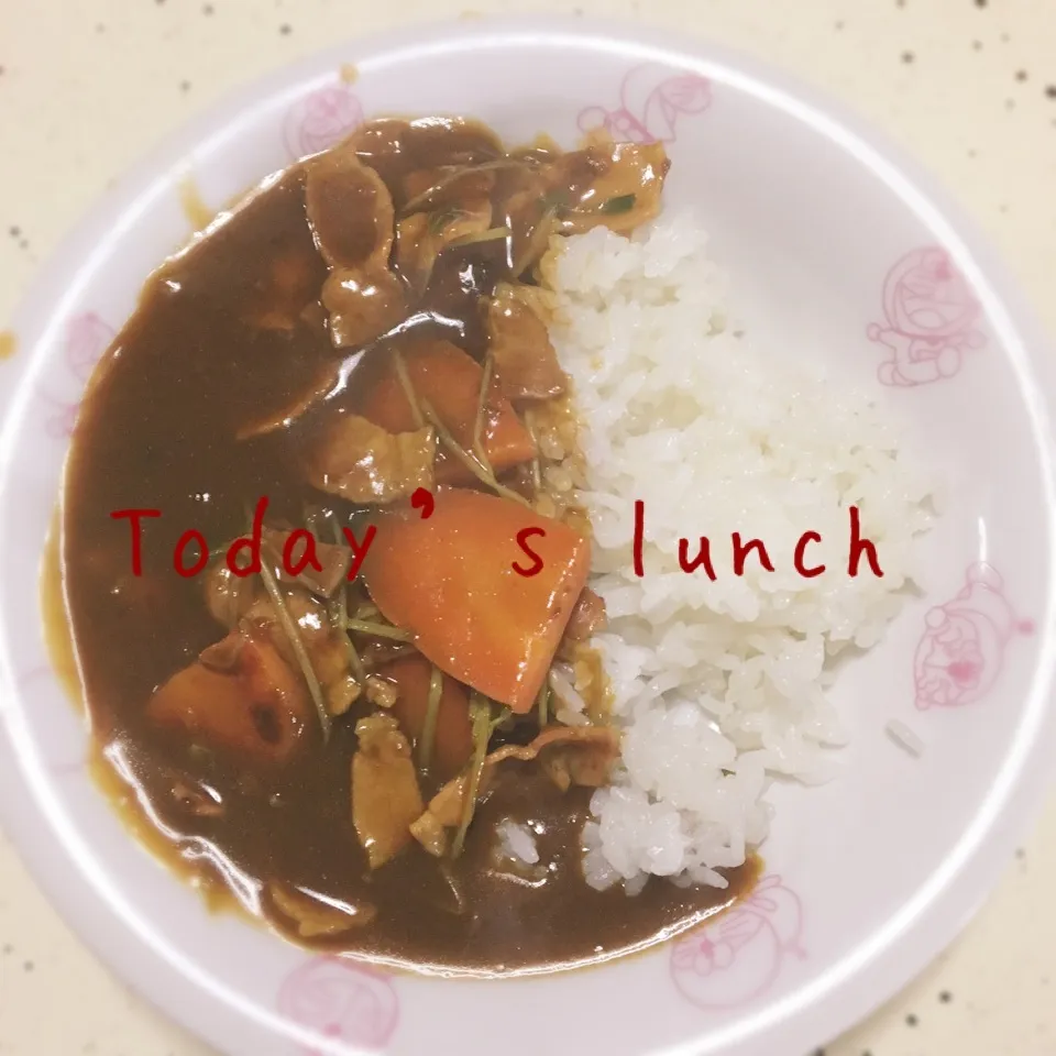 Snapdishの料理写真:12／22ランチ〜即席カレーライス〜|tomo-0409-koさん