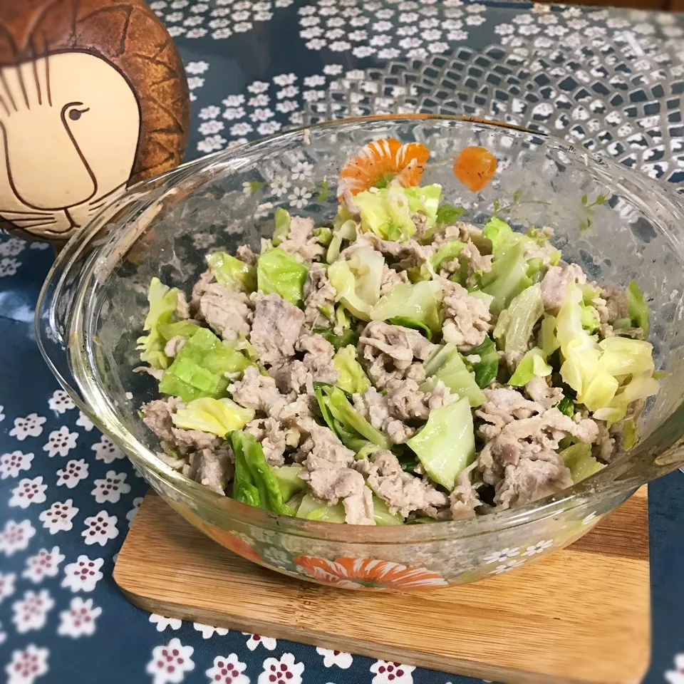 キャベツの味噌蒸し|もぇ♪さん