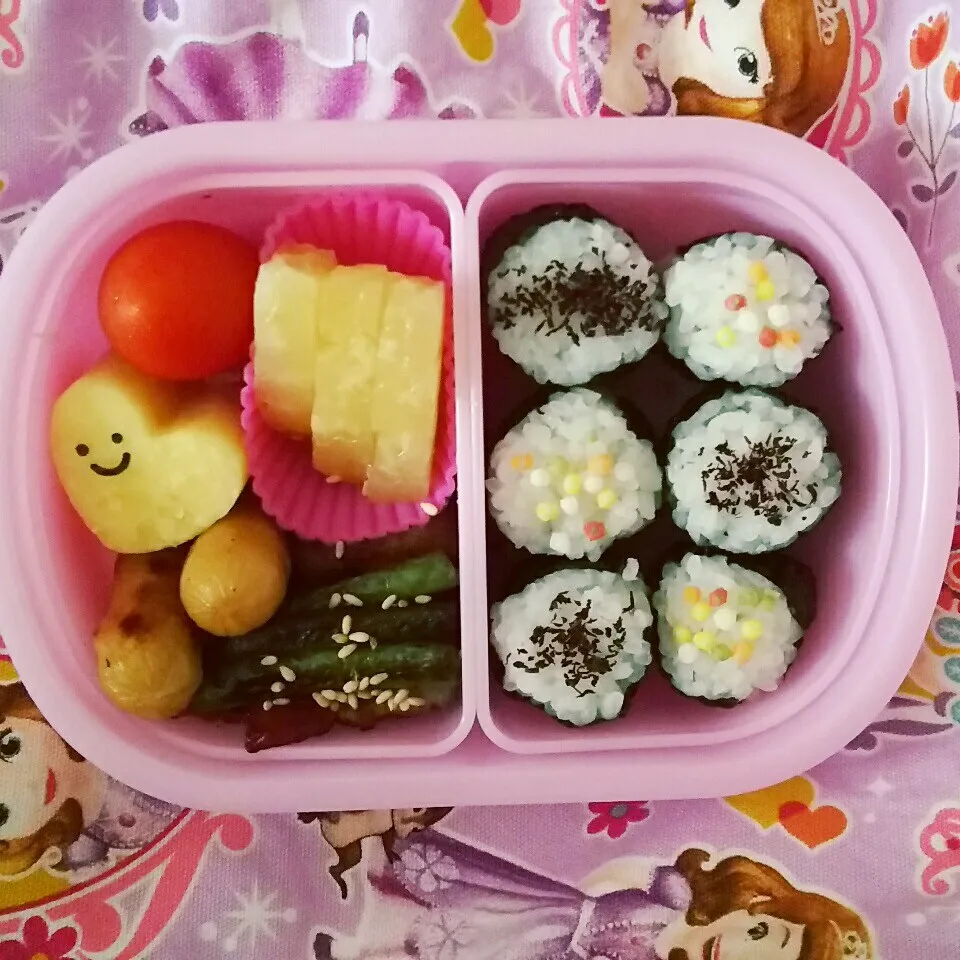 Snapdishの料理写真:9/8 幼稚園お弁当 62|kiyoさん