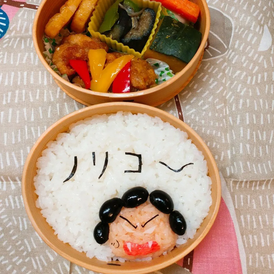 Snapdishの料理写真:ちびまる子ちゃんのお母さん弁当|佐竹サコタンさん