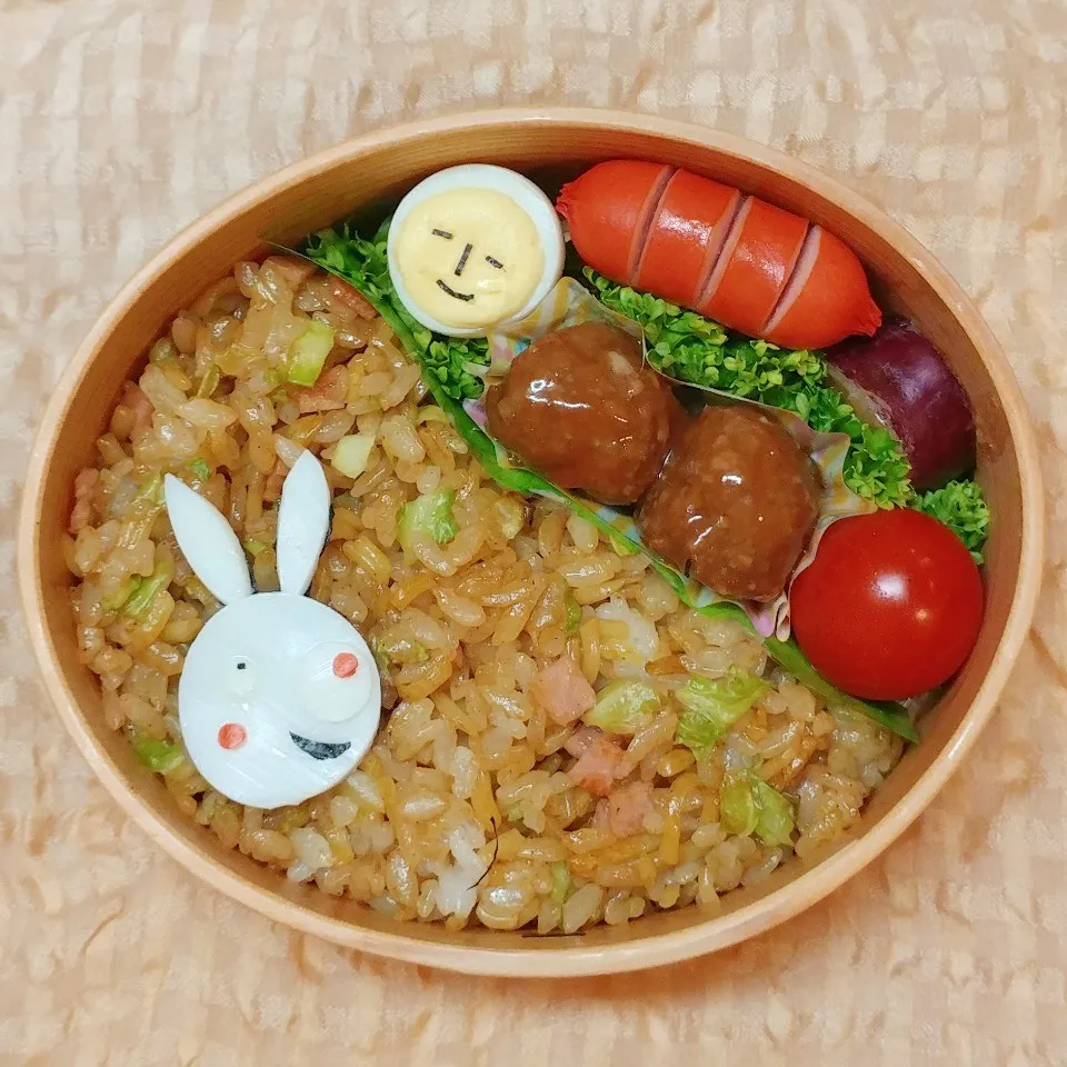 うさぎのそばめし弁当|佐竹サコタンさん