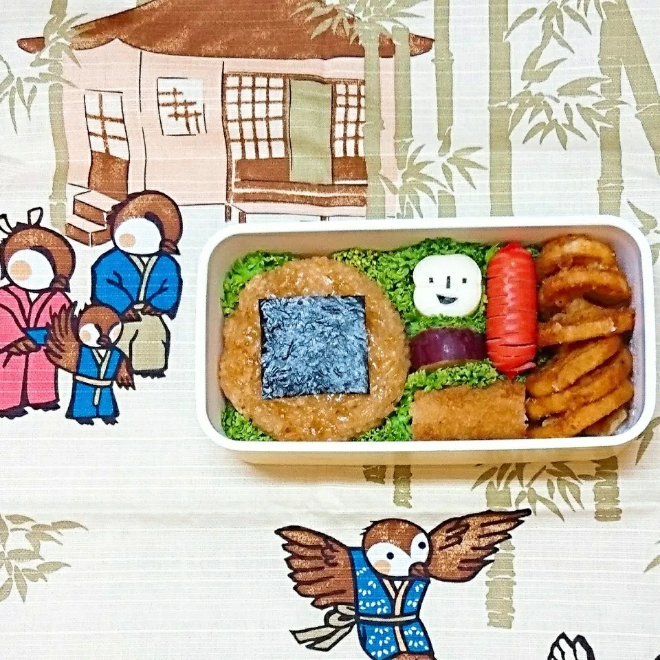 焼おにぎりのお弁当|佐竹サコタンさん