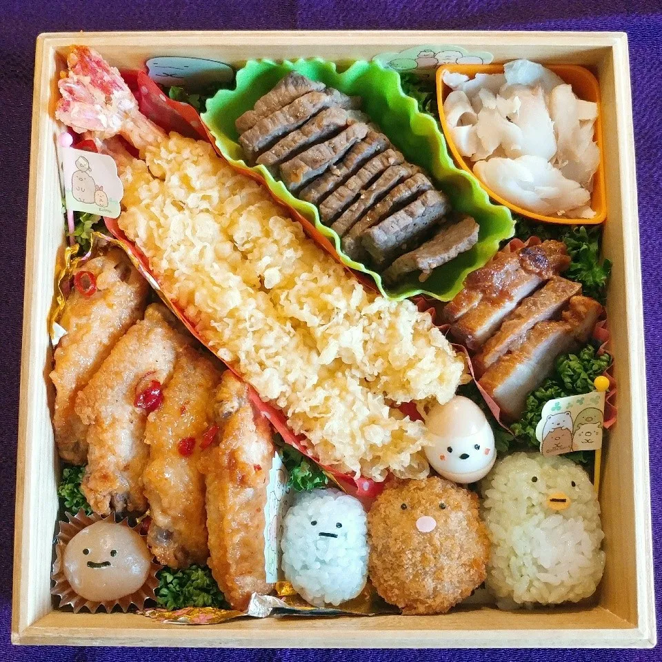 Snapdishの料理写真:運動会 すみっコぐらしの6段弁当 ②|佐竹サコタンさん