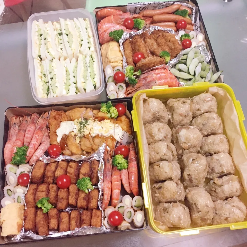 運動会弁当10人分〜♪|まぁ〜さん