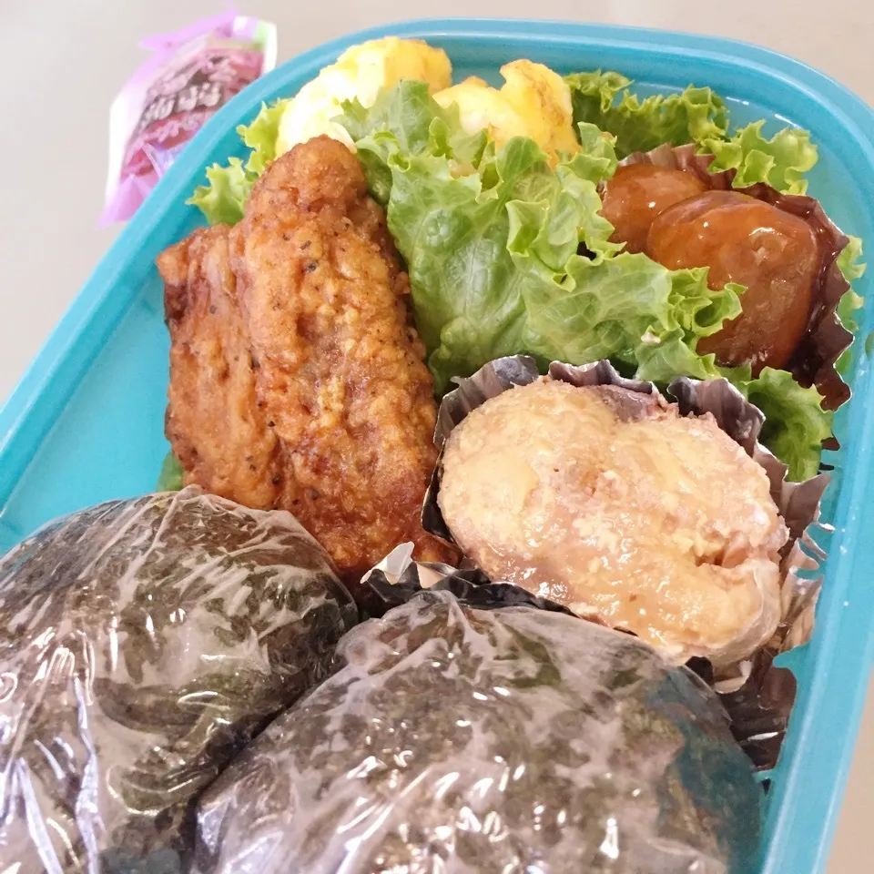 中学男子遠足弁当♪|まぁ〜さん