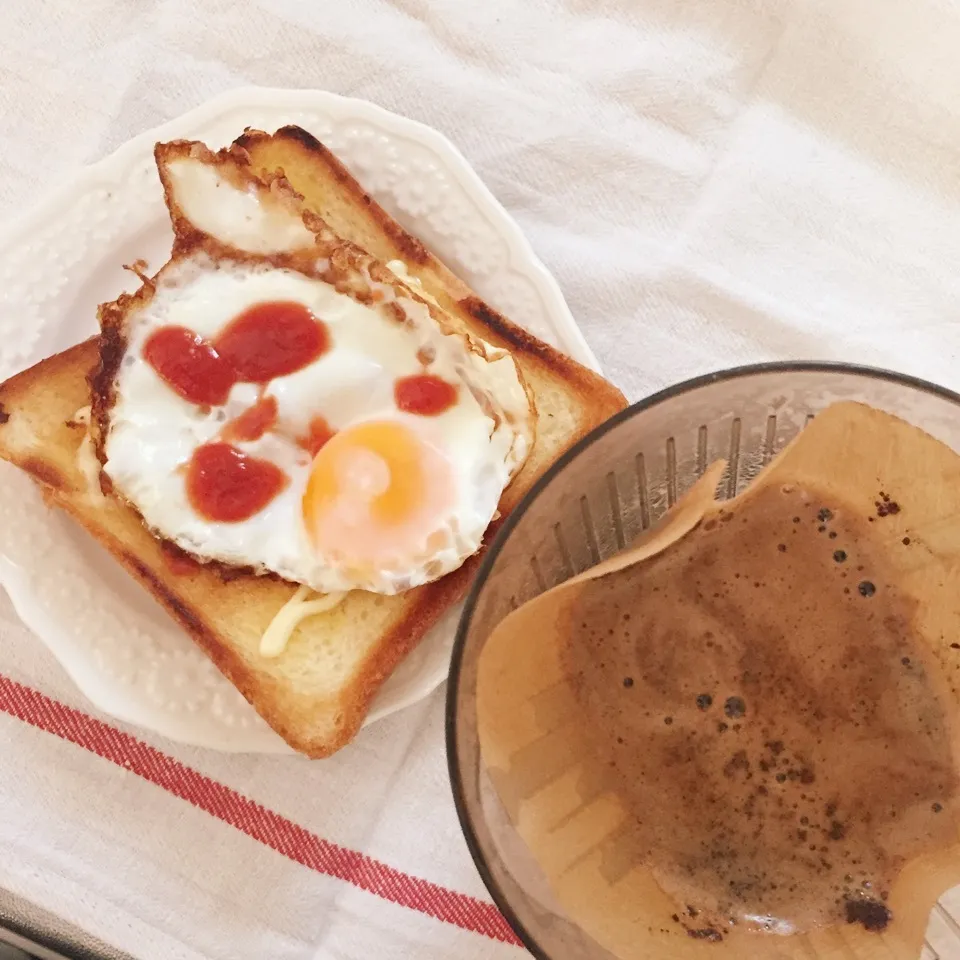 6歳末っ子作、朝ごはん|まぁ〜さん