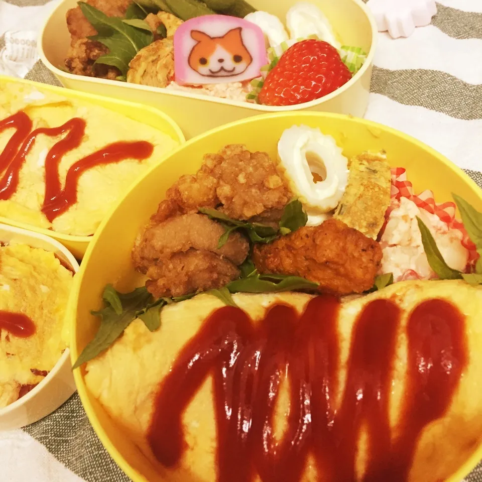 Snapdishの料理写真:小学生遠足弁当|まぁ〜さん