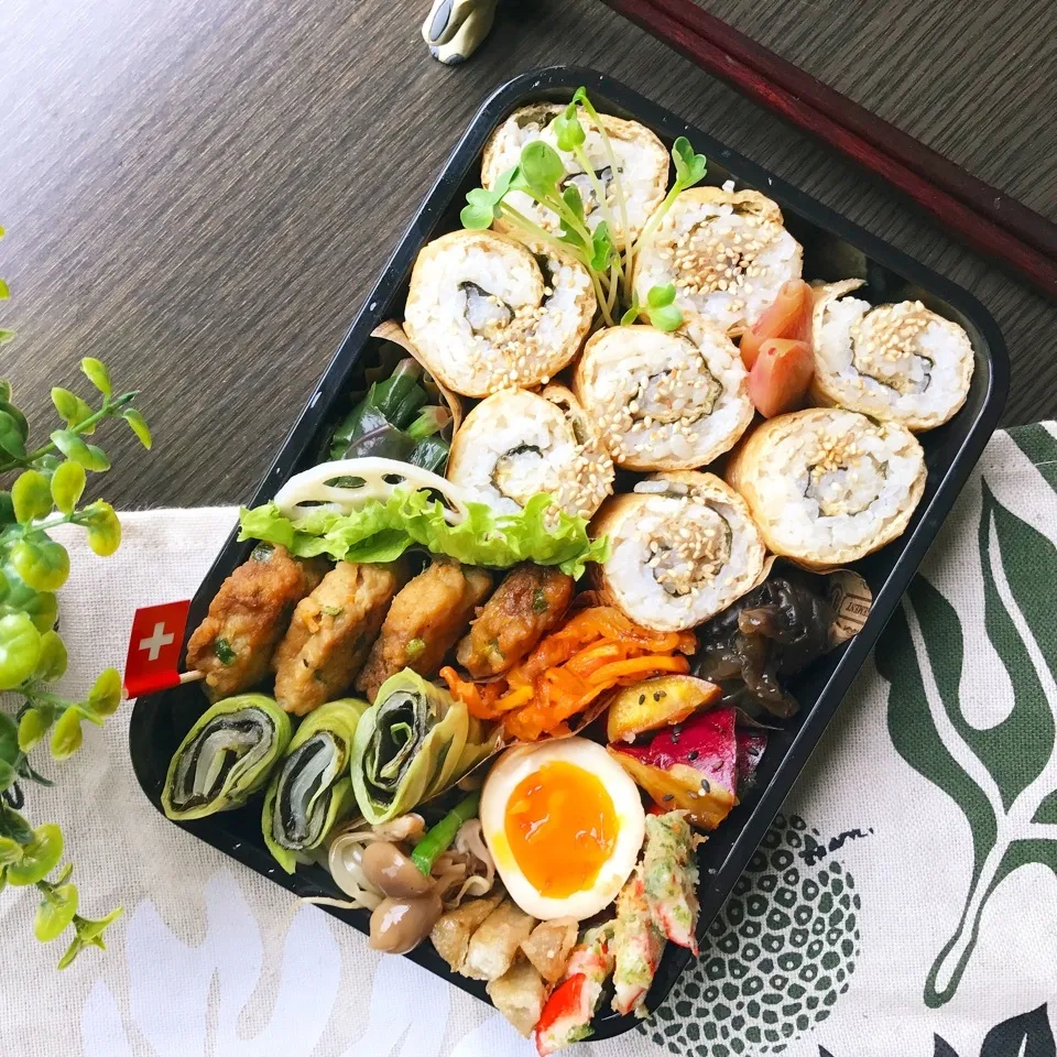 今日の父弁当♪〜AKKOさん〜ポニョ母さん〜へお礼のお返事✨|うさかめさん