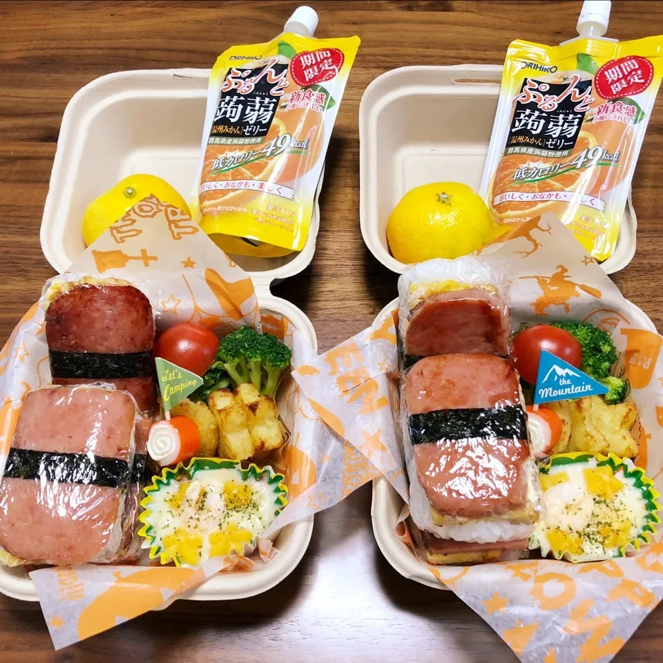 スパムおにぎり弁当♪|riamamaさん