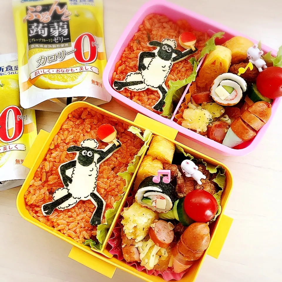 Snapdishの料理写真:ひつじのショーン弁当♪|riamamaさん