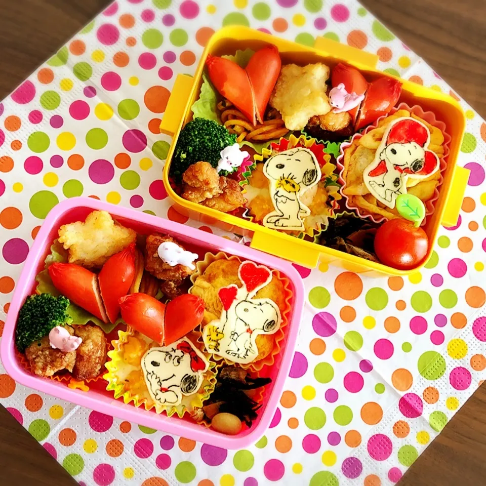 スヌーピー バレンタイン弁当♪|riamamaさん