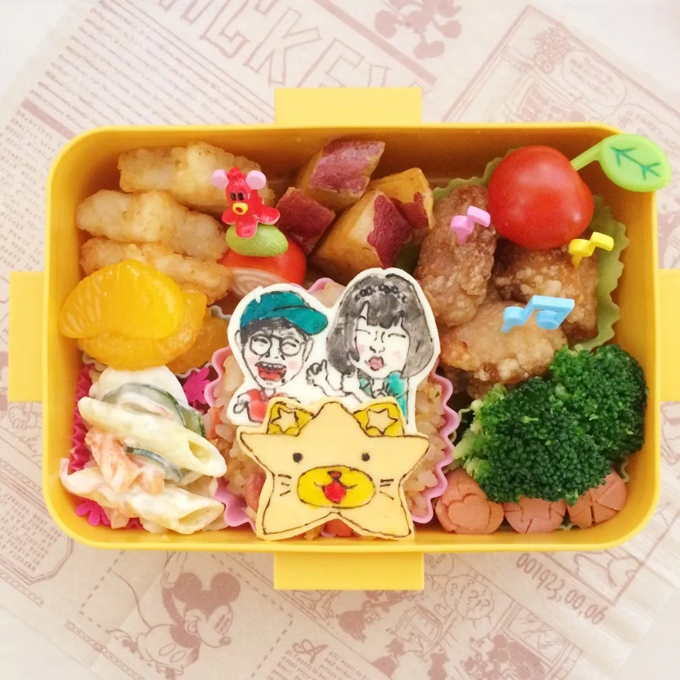 にゃんこスター弁当☆|riamamaさん