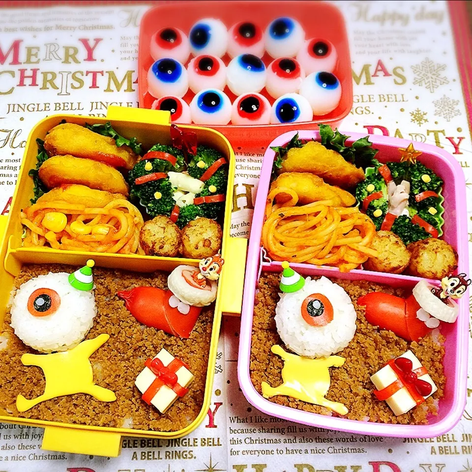 目玉のおやじ X'mas弁当☆|riamamaさん