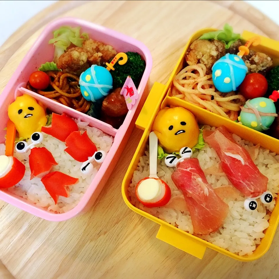 金魚すくい♪ぐでたま夏祭り弁当☆|riamamaさん