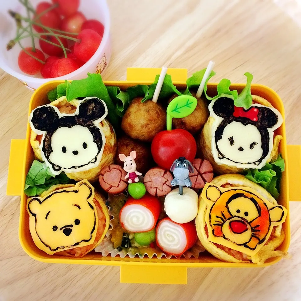 Snapdishの料理写真:ツムツム弁当☆オブアート♪|riamamaさん