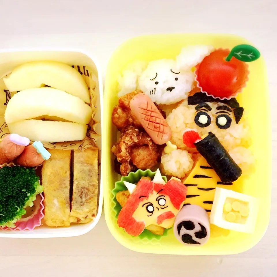 節分弁当♪しんちゃんとみさえ鬼|riamamaさん