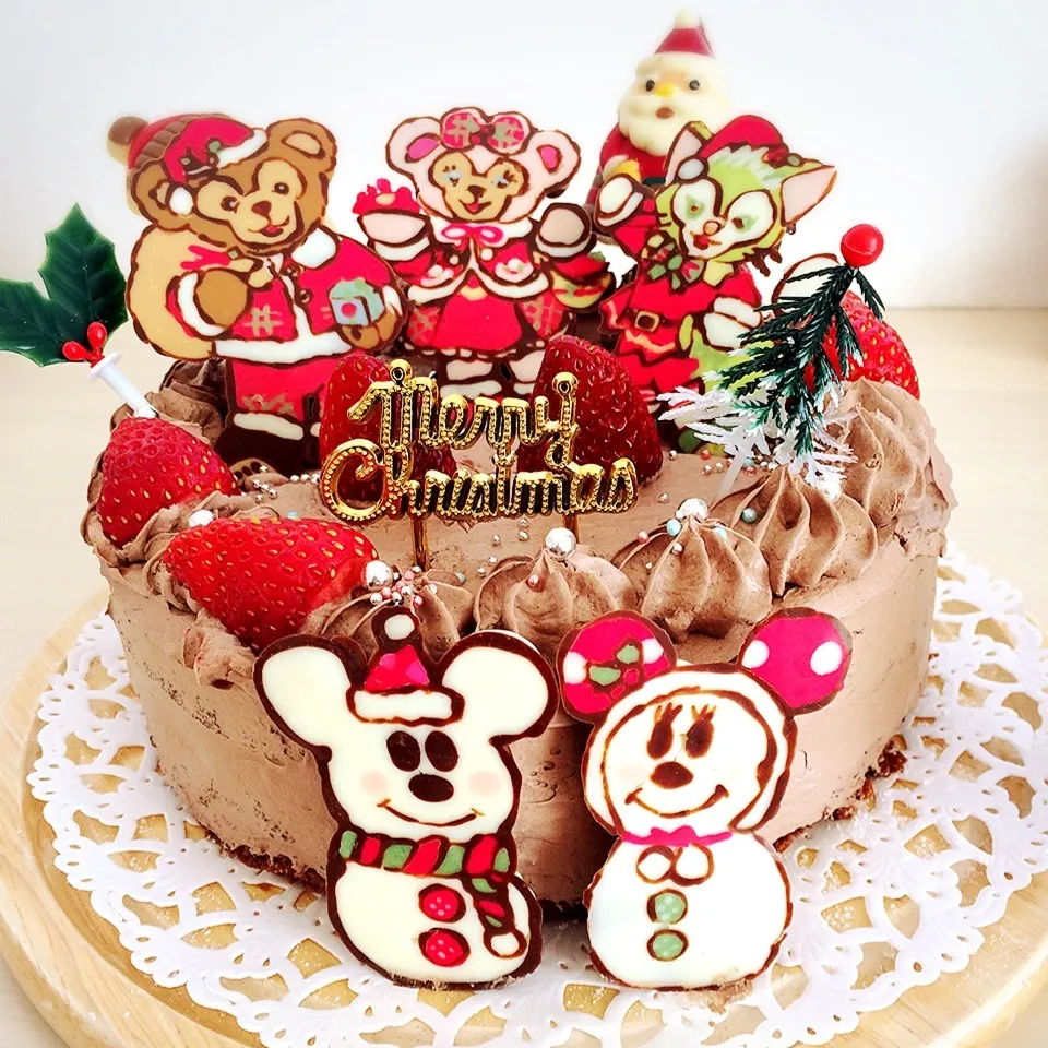 ディズニー クリスマスケーキ☆|riamamaさん